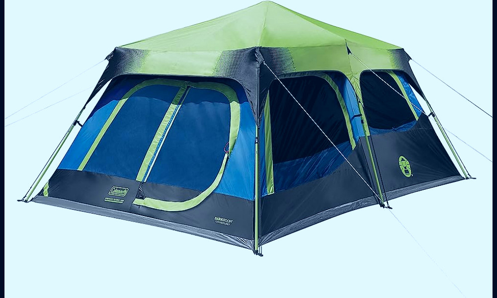 Amazon.com : Coleman Camping Tent with Instant Setup, 4/6/8/10 Person  Weatherproof Tent with Integrated Rainfly, Double-Thick Fabric, and  Included Carry Bag, Sets Up in 60 Seconds : Sports & Outdoors