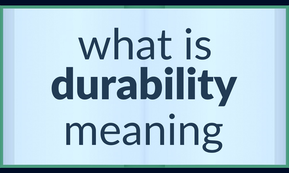 Durability | meaning of Durability - YouTube