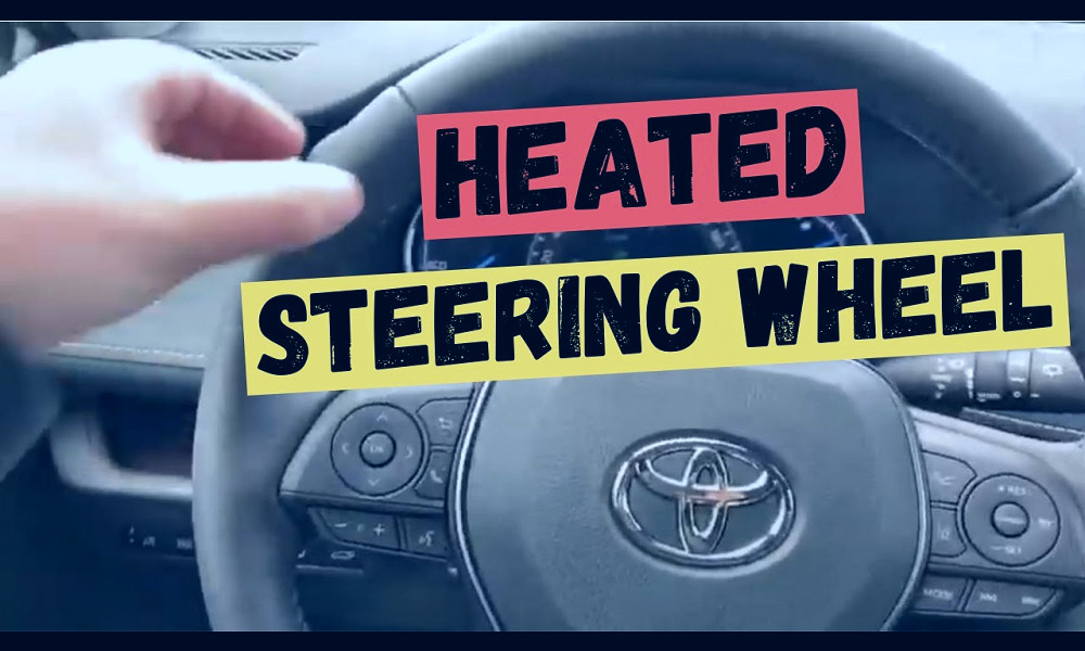 HEATED STEERING WHEEL FOR A 2020 TOYOTA - HOW TO - Example of using the heated  steering wheel - YouTube