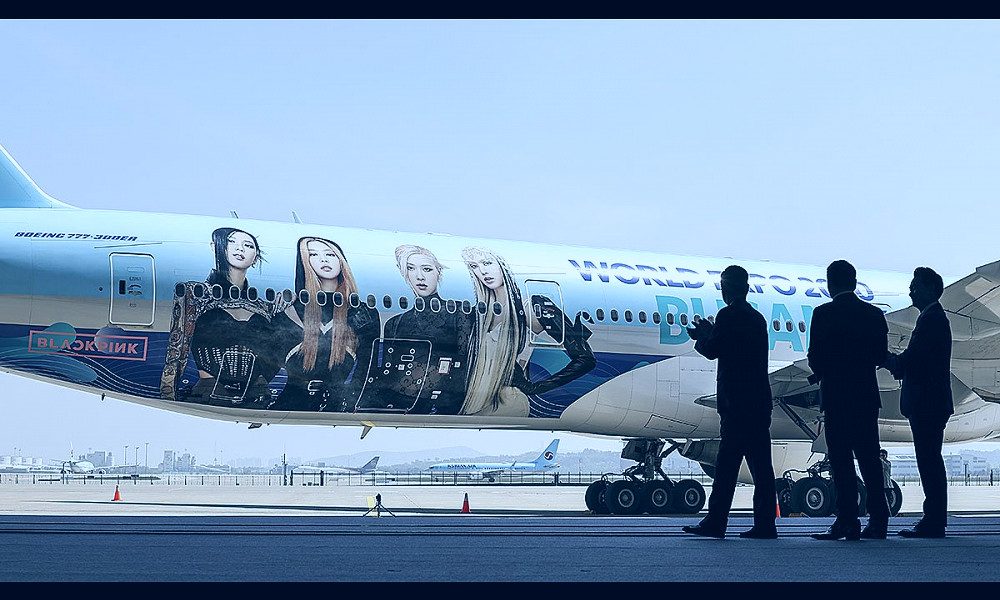 Korean Air Unveils Custom Aircraft Featuring BLACKPINK