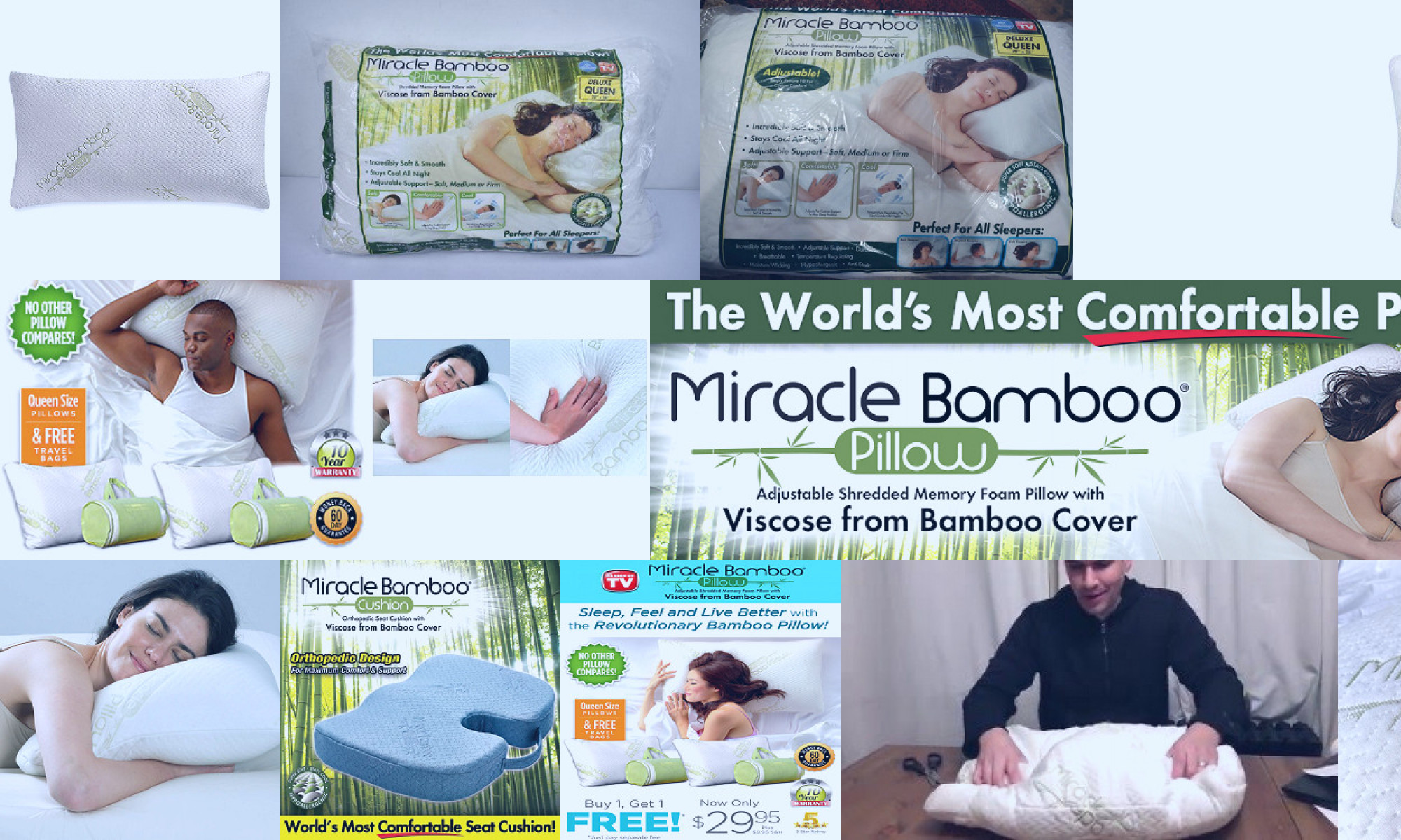 miracle bamboo pillow