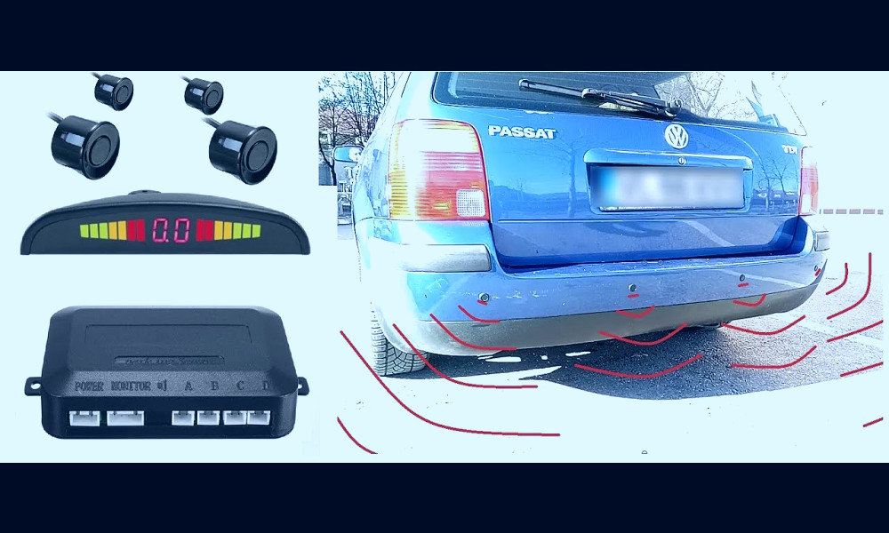 Parking Sensor System Under $12 / How to Install Rear Parking Sensor -  YouTube