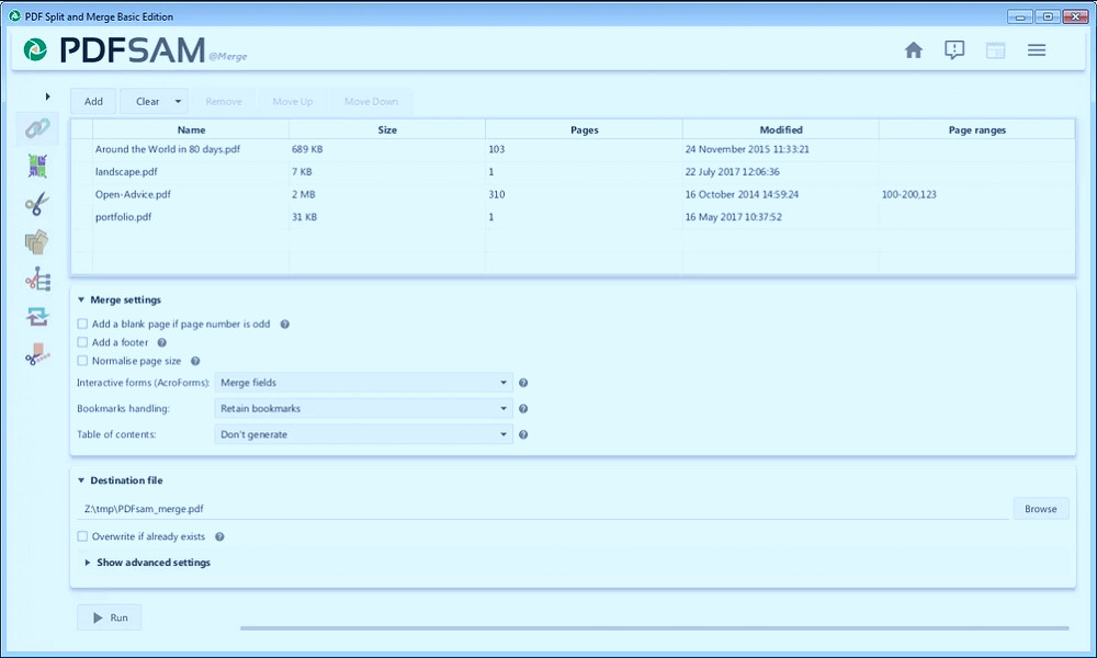 PDFsam Basic for Windows - Download it from Uptodown for free