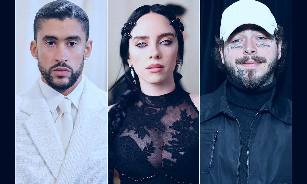 Post Malone, Bad Bunny Billie Eilish on Spotify's Billions Club