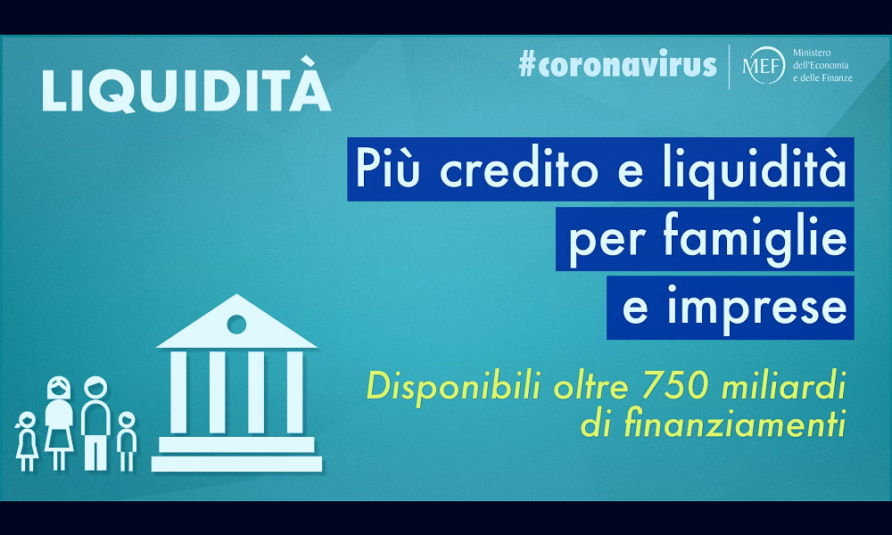 Sostegno alla liquidità delle famiglie, delle imprese e degli enti locali -  Ministero dell'Economia e delle Finanze