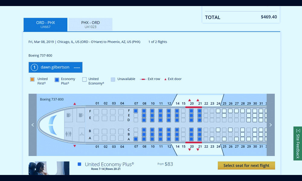 Seat selection fees: United joins Delta and American with new charges