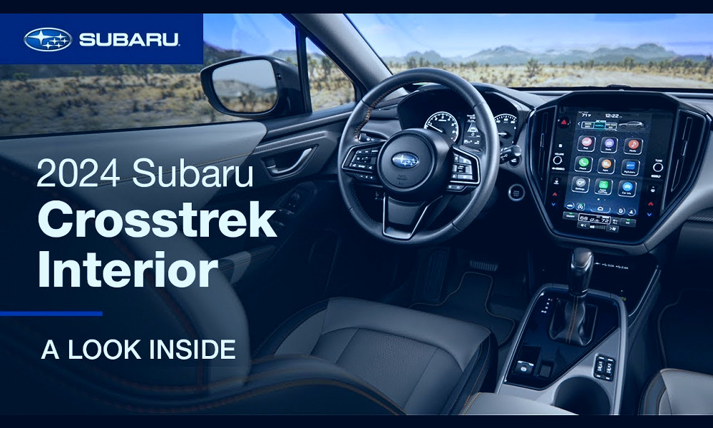 2024 Subaru Crosstrek Interior | A Look Inside - YouTube