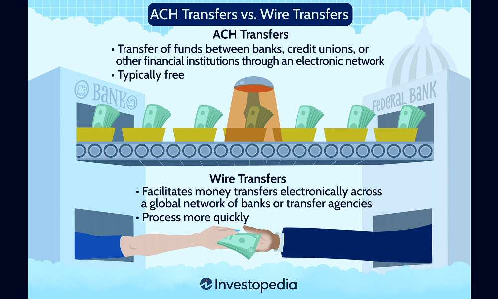 ACH Transfer vs. Wire Transfer: What's the Difference?