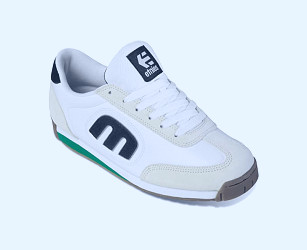 Etnies Men's Lo-cut Ii Ls - White/black/green - 10.5