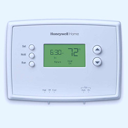 Honeywell Home 7-Day Programmable Thermostat with Digital Backlit Display  RTH2510B - The Home Depot