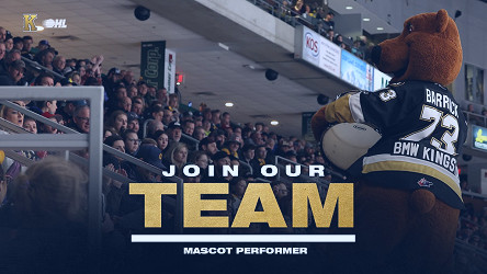 Job Opportunity: Mascot Performer – Kingston Frontenacs