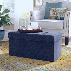 Winston Porter Foronda Upholstered Storage Ottoman & Reviews | Wayfair