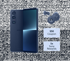 Sony Xperia 1 V 256GB, factory unlocked smartphone, 6.5” 4K 120Hz display,  4K 120fps HDR, true optical zoom, 5G