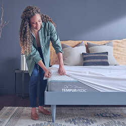 TEMPUR-PEDIC TEMPUR-Protect Breeze Queen Tencel Fiber Mattress Protector  Only 45918151 - The Home Depot