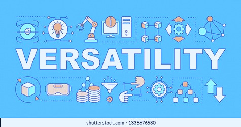 Versatility Word Concepts Banner Big Data Stock Vector (Royalty Free)  1335676580 | Shutterstock