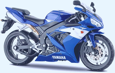 Amazon.com: Maisto 1:12 Motorbike - Yamaha YZF-R1 : Automotive